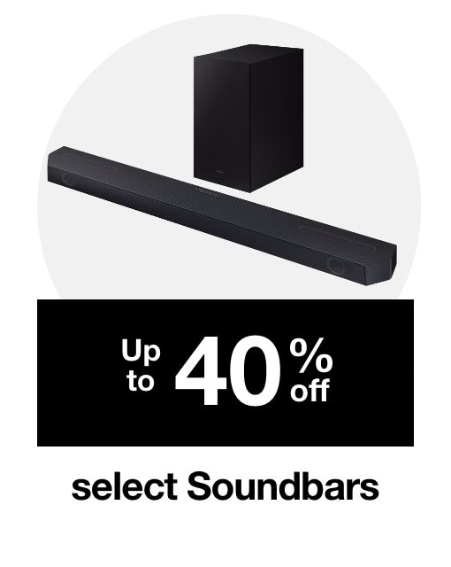 Up to 40% off select Soundbars